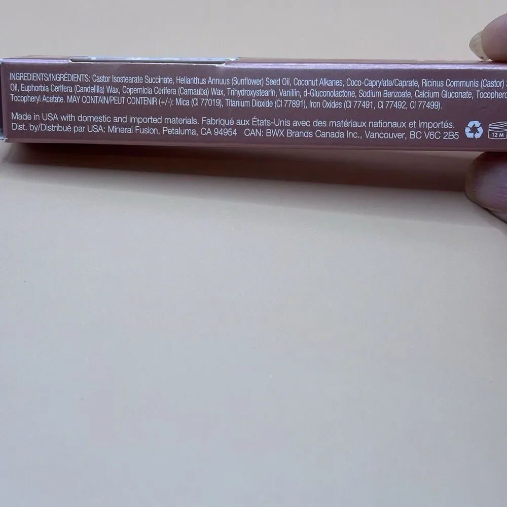 Mineral Fusion Hydro-Shine Lip Gloss Venice 0.15 Ounces